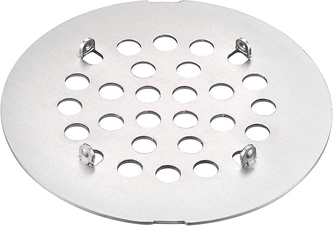 rrajj 4-1/4 (4.25) Inch(108mm) Round Snap-in Shower Floor Drain Cover Replacement Cover (Antique Copper)