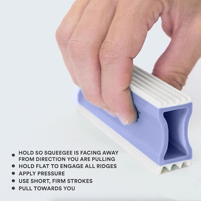 FurDozer Pet Hair Remover & Auto Detailing Tools - Cat & Dog Hair Remover for Carpets, Car Interiors, Couches, Bedding, & Pet Furniture (Purple, X3 MEGA - 10" Long)