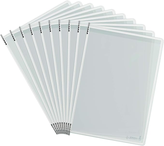 Tarifold Rotary Desktop Reference System, 50 Pockets, White | 50 pivoting pockets hold 100 letter-size sheets, 360-degree rotating design, compact desktop base