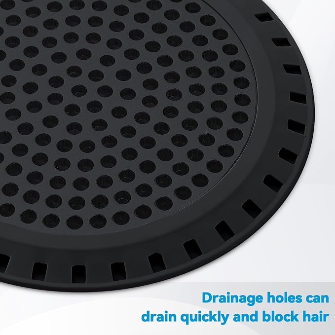 Shower Drain Hair Catcher,Aluvor Shower Drain Cover Bathtub Drain Strainers Weighted Metal Hair Trap Stopper Sink Drain Protector Filter Bathroom Flat Strainer Stopper | Weighted Metal Hair Trap Stopper Sink Drain Protector Filter Bathroom Flat Straine...