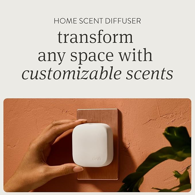 Drift Home Scent Diffuser Starter Kit in Island Nectar - Adjustable and Long Lasting Diffuser Aroma - Clean Ingredients, Pet Safe