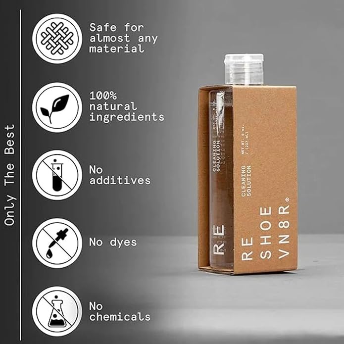 RESHOEVN8R Shoe Cleaner Kit - Sneakers, Mesh, Canvas, Suede, Knit, Leather | Cleaning kit solution for sneakers, mesh, canvas, suede, knit & leather shoes, all-around routine care set