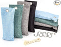 Charcoal Bags Odor Absorber (8x100g) Activated Bamboo Charcoal Air Purifying Bags Charcoal Odor Eliminating Bags for Home & Car Shoes, Closet, Pet -8 PACK
