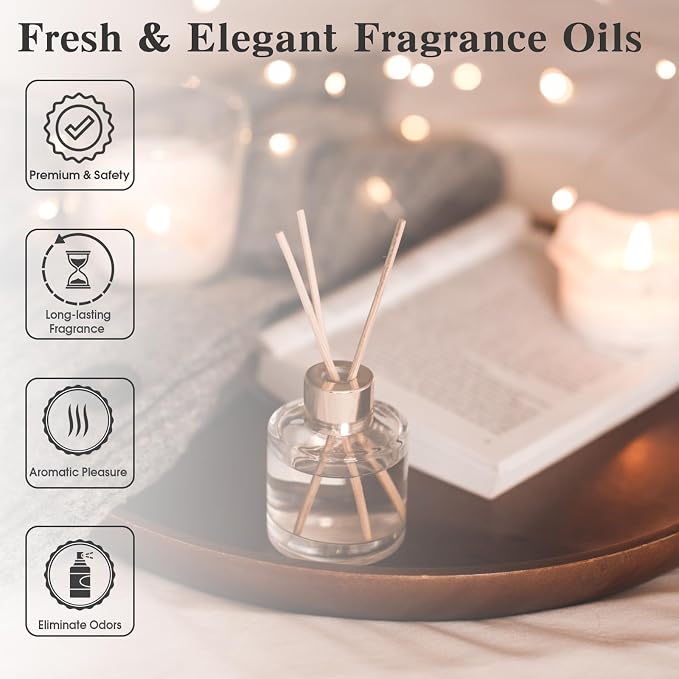 PHATOIL Orchid Dreamscape Fragrance Oil for Diffuser Aromatherapy 3.38FL.OZ | Long Lasting Scented Oils For Humidifier, Air Freshener, DIY Soap Candle, Scent Project Making, Aroma Oil for Home Freshening