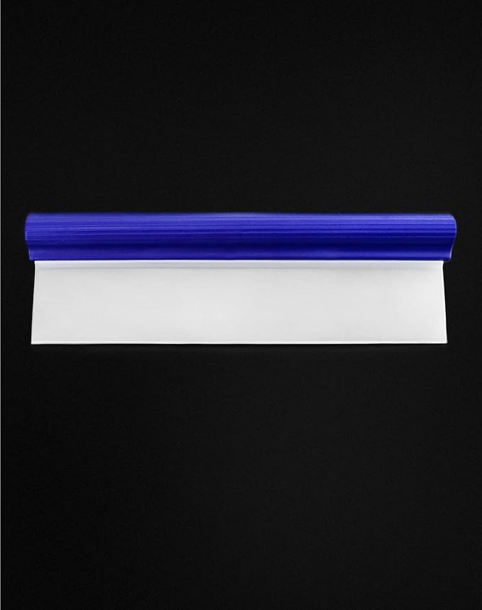 QWORK Water Car Squeegee,12 inch Flexible Water Silicone Window Squeegee for Car Or Home Use, Blue