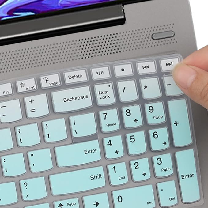 Keyboard Cover for Lenovo Ideapad Flex 5 5i 15.6" 16", IdeaPad Slim 5 5i/Slim 3 3i 15.6" 16", Ideapad Flex 5 5i 15.6" 16", Lenovo Yoga 7 7i 15.6 16, Yoga Slim 7 15.6, Ideapad 3/Ideapad 5 15.6 17.3