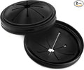2 PCS Garbage Disposal Splash Guard Sink Baffle, Food Waste Disposer Parts Accessories, Multi-function Drain Plugs for Garbage Disposals, 3 3/8 Inch by CLEESINK