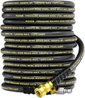 3/8" Pressure Washer Hose 70FT 4800PSI, Power Washer Hose Steel Wire Braided with Swivel Quick Connect, Commercial Grade Industrial High Pressure Water Washing Hose (4800PSI, 70FT)