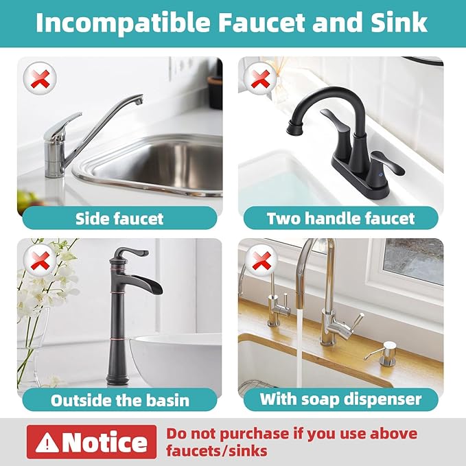 PoYang 2 Pack Faucet Mat for Kitchen Sink Splash Guard Long: Super Absorbent Microfiber Sink Water Splash Guard Behind Kitchen Faucet Mat for Bathroom, RV Protector, Machine Washable 24'' x 5.1''