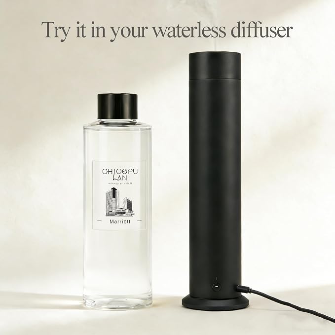 Chloefu LAN Hotel Scented Oil Diffuser Refill 200ml/6.76 fl oz Natural Essential Scented Oil - Best for Aromatherapy, SPA and Home, 0% Alcohol, Unique Blend to Promote Sleep & Relieve Stress