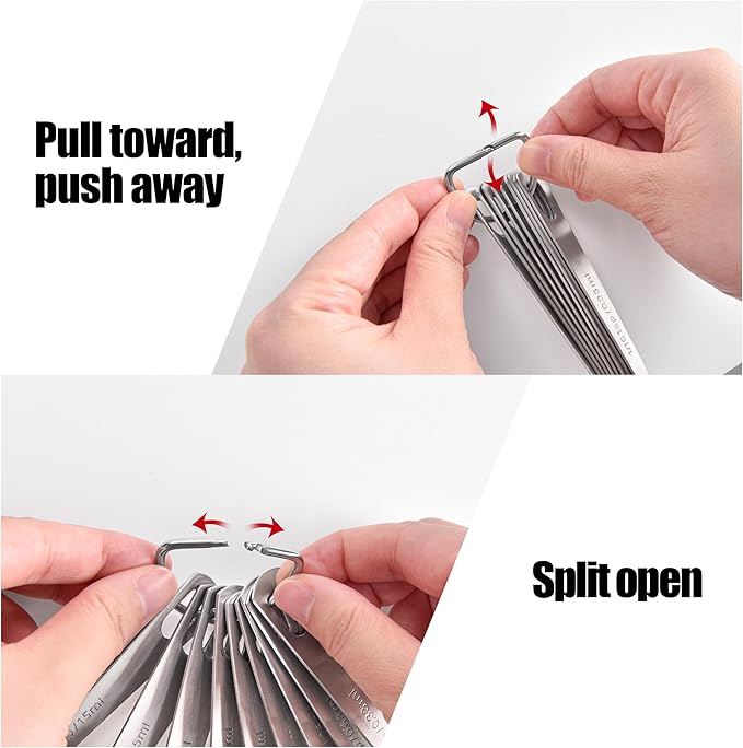 Doosu Measuring Spoons Set of 9-18/8 Stainless Steel Heavy Duty Teaspoons Tablespoons with Engraved Metric & US Measurements, Metal Measure Spoon for Dry and Liquid Ingredients, Dishwasher Safe