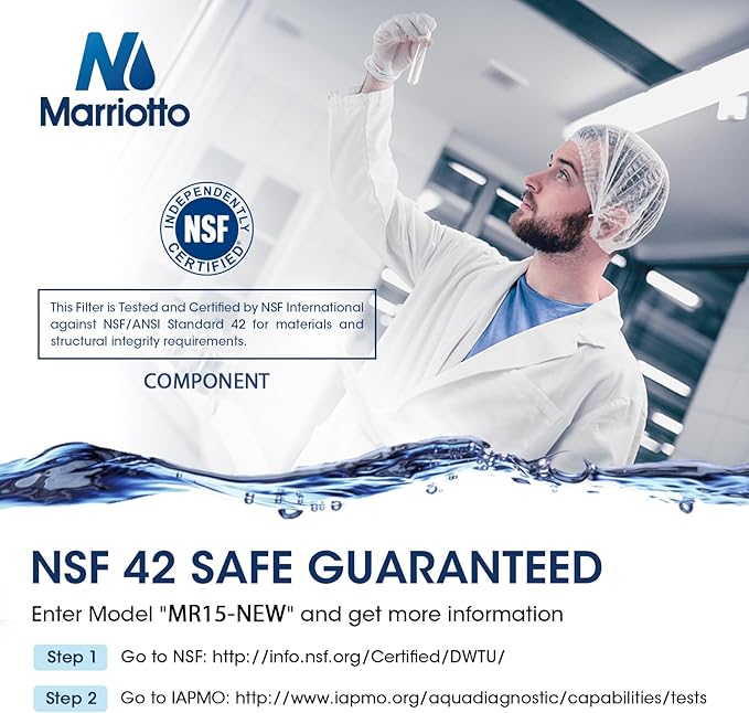 MARRIOTTO Water Filter LT1000PC Replacement for Refrigerator, Compatible with LT1000PC/PCS, LT1000PC, LT-1000PC, MDJ64844601, ADQ747935 ADQ74793504 Water Filter (4+4)