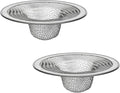 Danco Mesh Kitchen Sink Strainer 2-Pack, 4-1/2-Inch-2 Pack, Stainless Steel, 2 Count