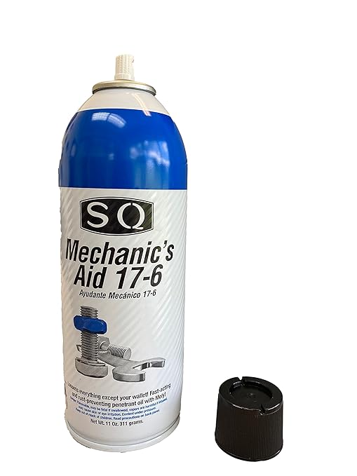 Sicamu SQ Lubricant Combo, 311g, 11fl oz, 5 in 1 Multipurpose, Penetrating Catalyst, Silicone Heavy Duty, Prevent Corrosion, Ideal for General Use, Indoors & Outdoors, Father's Day