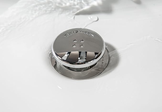 TubShroom and SinkShroom Drain Protectors Hair Catchers for Bathtubs and Sinks, Chrome