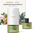 Plug-in Air Freshener for Home, Waterless Essential Oil Diffuser for Bedroom and Bathroom, Non-Toxic Formula for Pets and Nursery, 120 Days Runtime, Refillable Bitter Orange Leaf