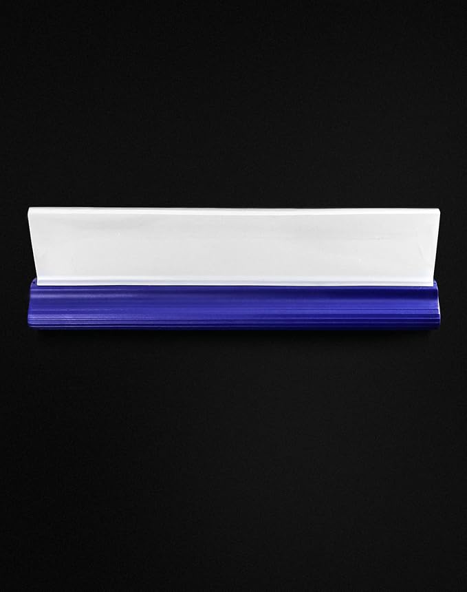 QWORK Water Car Squeegee,12 inch Flexible Water Silicone Window Squeegee for Car Or Home Use, Blue