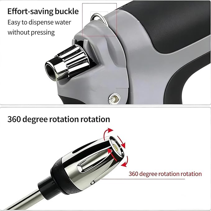 Jetterix Pressure Washer-Turn Any Hose into a High Pressure Water Cleaning Jet, 2026 New Heavy Duty Garden Hose Nozzle, Multi Function Lawn & Garden Watering Washer with Car Wash Glove (1Set)