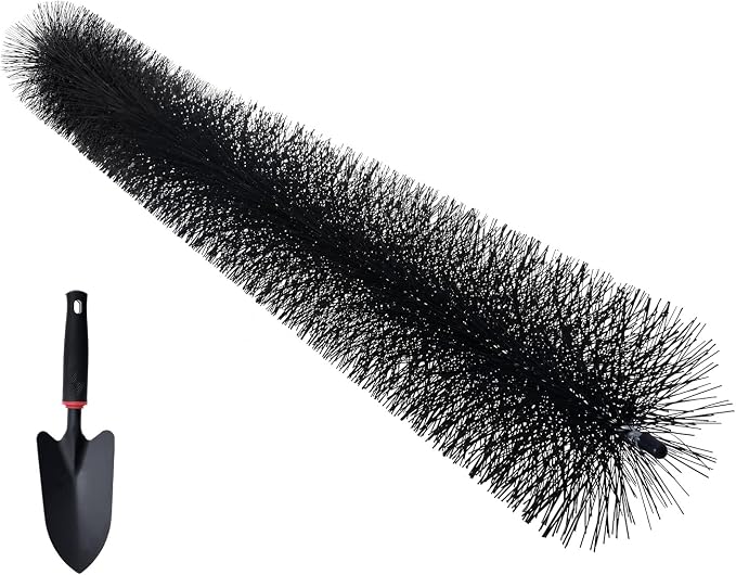 VEVOR Gutter Brush, 60 Feet Total Length 4.33 inch Diameter Gutter Cleaning Tools, Ground-Level Gutter Brush Leaf Guard for 5 Inch Gutters, Easily Clear roof Leaves and Debris, 20 Pack