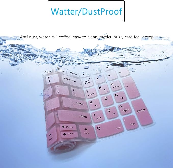 Keyboard Cover for Lenovo Ideapad Flex 5 5i 15.6" 16", IdeaPad Slim 5 5i/Slim 3 3i 15.6" 16", Ideapad Flex 5/5i 15.6" 16", Lenovo Yoga 7 7i 15.6 16, Yoga Slim 7 15.6, Ideapad 3/Ideapad 5 15.6 17.3
