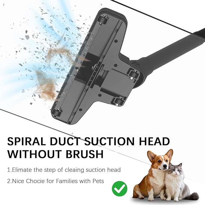 Cordless Vacuum Cleaner Lightweight Hand-held Stick Vacuum Small Vacuum for Hard Floor Car Pet Hair BW118