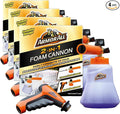 Armor All 2-in-1 Foam Cannon Kit - Car Wash & Detail Cleaning Kit for Power Washers, Garden Hoses, Foam Applicator & Adaptor, Gifts for Men (Pack of 4)