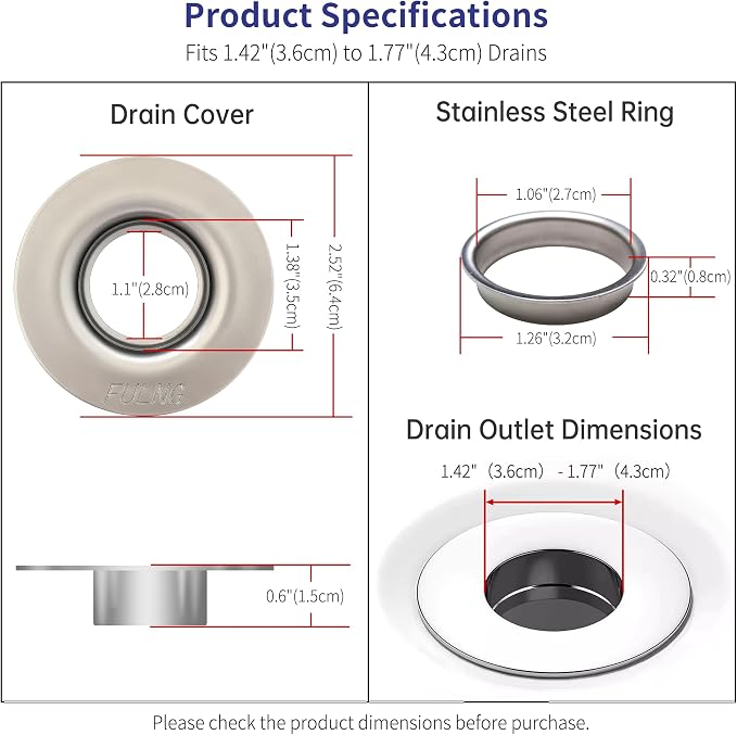 Bathroom Sink Srain Strainer,Anti-Clog Strainer,No-Touch Quick Replacement with 20 Draiin Net and 30 Simple Nets,Stainless Steel Filter Hair Catcher,Washstand Drain Stopper for 1.4"-1.8" Basin