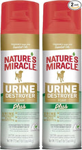 Nature's Miracle Urine Destroyer, 17.5 Ounces | Foaming Aerosol | For Dogs | Pack of 2 | For Tough Urine Messes