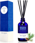 Xcleen Reed Diffusers for Home, Balsam & Cedar Diffuser with Sticks, 3.7 Oz Scented Fragrance Oil Diffuser for Bedroom, Bathroom Decor
