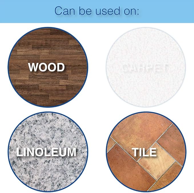 SOFTTOUCH 4723295N Heavy Duty 2 Inch Felt Furniture Pads to Protect Hardwood Floors from Scratches, Brown, 6 Count