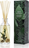 Reed Diffuser Set, Balsam Forest - Bathroom Shelf Décor | REAL Juniper and Pine cones, Fragrance notes of Fraser Fir, Evergreen, Pine, Woodsy Cedar and Sandalwood, Vegan