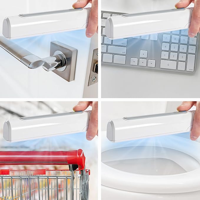 UV Sanitizer Wand - Portable UV Light Sanitizer for Room and Travel - 99.99% Ultraviolet Sanitizing Light, Handheld UV Sanitizing Lamp