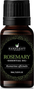 Handcraft Blends Rosemary Essential Oil – 0.33 Fl Oz – 100% Pure and Natural – Premium Grade Essential Oil for Diffuser and Aromatherapy, Skin, Massage, Candle and Soap Making Fragrance