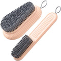 Cleaning Brush Soft Bristle Brush Laundry Scrub Brush Clothes & Shoes Brush | 2 Pack Scrubbing Brush Easy to Grip Household Cleaning Brushes Tool for Countertops Bathtubs