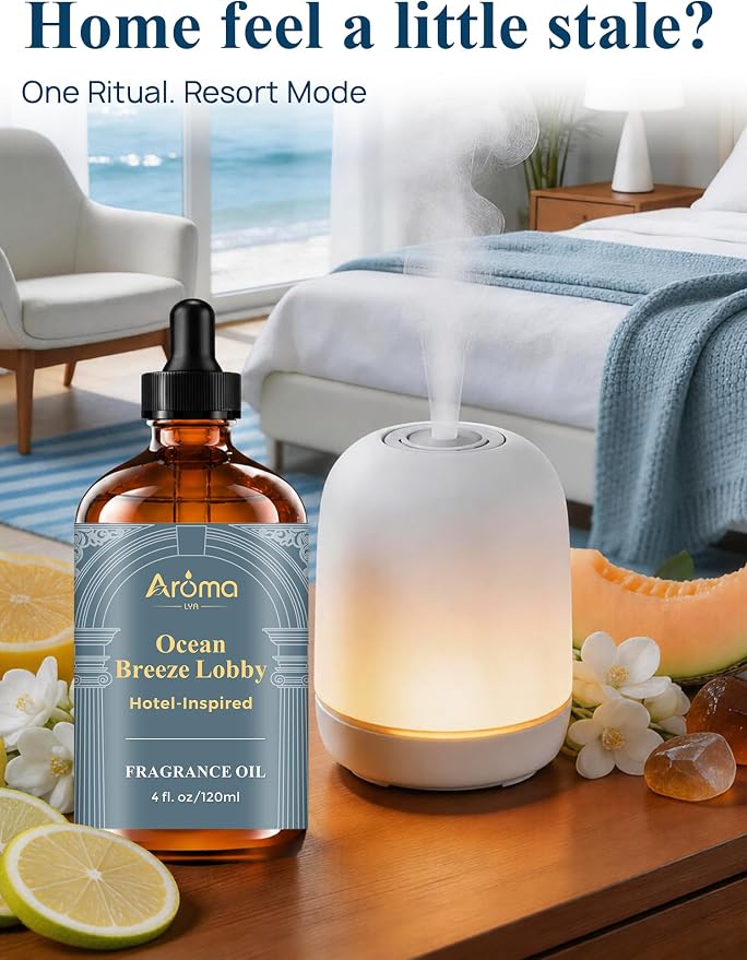 Hotel Collection Diffuser Oil - Ocean Breeze Lobby | Luxury Hotel Lobby Scent With a Rich Aroma and Long-Lasting Scent