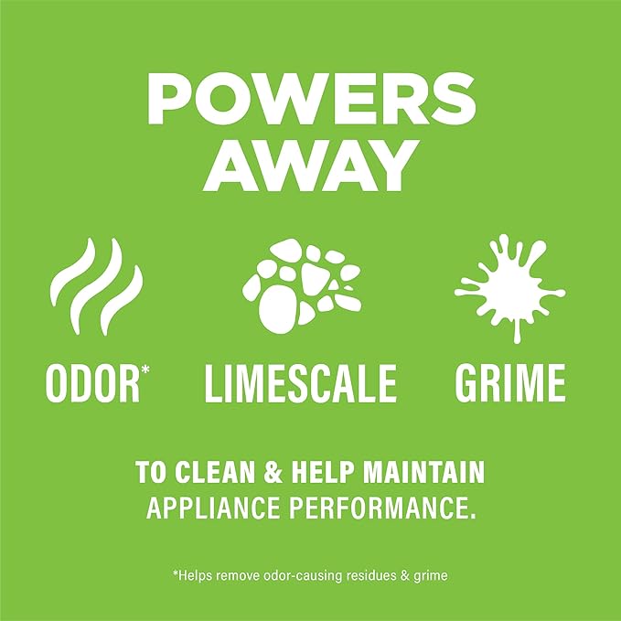 Affresh Dishwasher Cleaner, Helps Power Away Odor Causing Residues & Grime Inside Pump, Tub & Hoses, 12 Tablets, 12 Month Supply