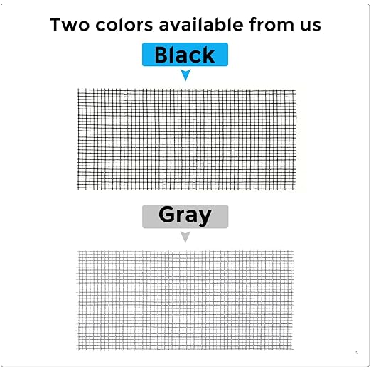 Black Window Screen Repair Tape, 3IN x 20FT (240IN) Screen Repair Kit for Windows or Doors, Strong Adhesive Fiberglass Mesh Patch Tape