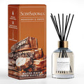 ScentSationals Mahogany & Amber Water-Based Reed Diffuser - 5 FL OZ | Mahogany, Amber, & Palo Santo - Warm and Woodsy Scented Home Fragrance