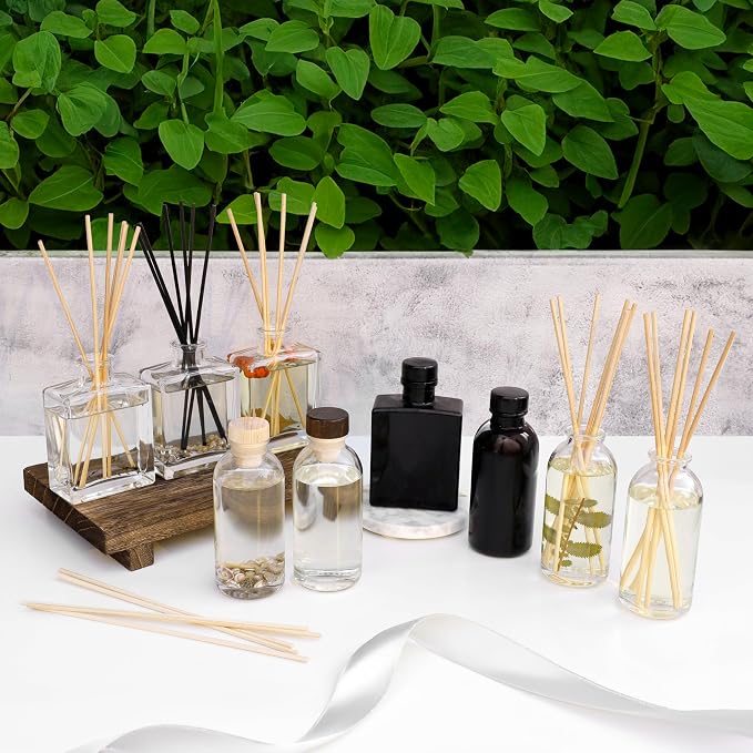 Reed Diffuser Set, Eucalyptus Spearmint - Stress Relief | Fragrance your Space, Fresh Scented Room Freshener and Home Decor, Home Gift Idea. Vegan