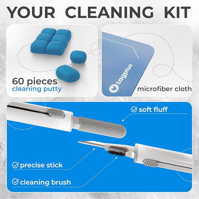 Earbud Cleaner Kit with Cleaning Clay Set
