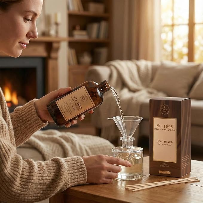 No. 1898 Diffuser Oil Refill Inspired by Ritz Carlton | Luxury Hotel Collection Refill for Reed diffusers, Room Sprays, Humidifier,Aroma Diffusers