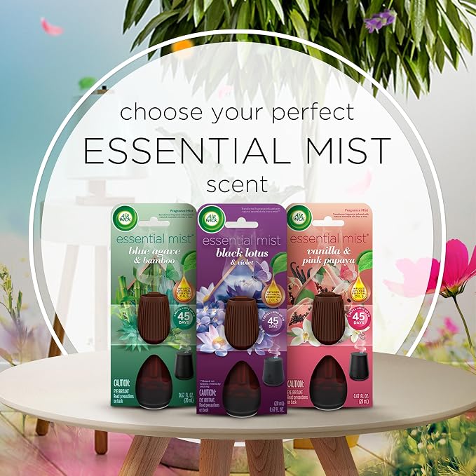 Air Wick Essential Mist Twin Refill Calming Sea Spray & Breeze 2 ct.,(Pack of 2)
