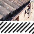 25 Pack Gutter Brush Leaf Guard for 5 Inch Gutters 80ft 4.33" Diameter | Leaf Filter Insert Brush ,Stops Clogs from Leaves & Debris, No Tools DIY, 3.2ft x 25 Simple Gutter Guard Downspout Guard