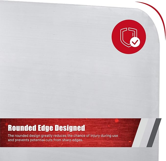 DuraSteel Stainless Steel Sink Splash Guard - 15" x 12" Wall Mount Commercial Kitchen Shield - Kitchen Safety & Hygiene Cooking Splatter Screen - Ideal for Hand Sinks, Prep Sink, Utility Sink