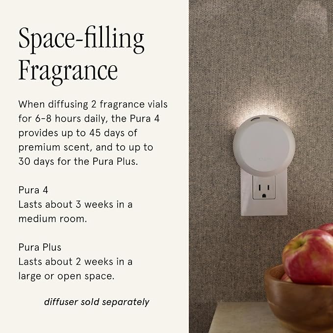 Pura Smart Home Scent Refill - Long-Lasting Premium Fragrance per Refill - Clean Diffuser Fragrance for Home, Office & Apartment - 2 Pack, Simmer Pot