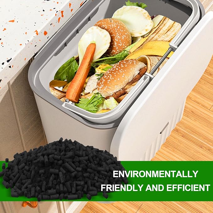 Charcoal Refills for Lomi Kitchen Composter 1 Pounds | Activated Charcoal Odor Absorber Filter Refill Compatible with Lomi Composter