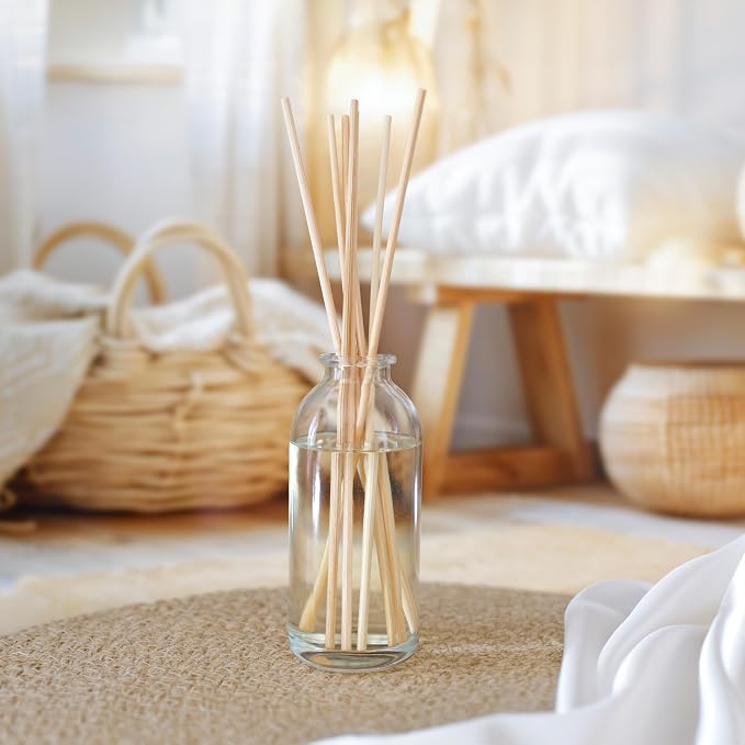 Reed Diffuser Set, Christmas Night - Bathroom Shelf Décor | Cinnamon spice, Almond, Clove, Cedarwood, Fresh Balsam and Fir needle, Made in the USA