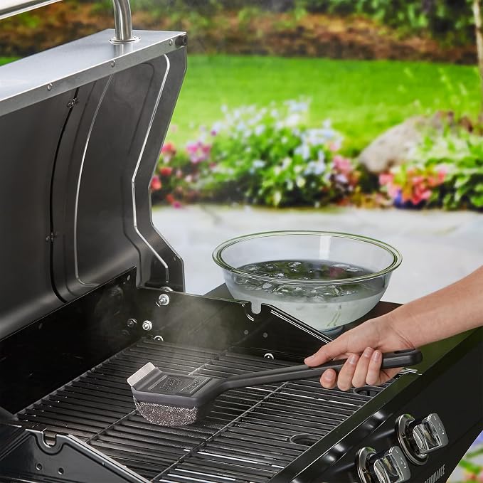 Mr. Bar-B-Q Steam Clean Bristle Free Grill Brush Powered by Scrub Daddy
