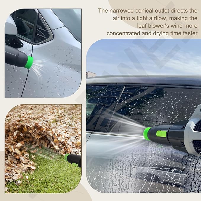 Gutter Cleaning Attachment Replaces AGC1000 Cleaning Kit & Mounting Bracket Kit for EGO 530CFM 580CFM 575CFM 650CFM 615CFM LBX6000, W/Battery Holders - Easily Clear Leaves And Debris From Gutters