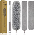 SetSail Dusters for Cleaning 100-inch Extra-Long Gap Duster with Extension Pole Bendable Microfiber Head Washable Ceiling Fan Cleaner Duster for High Ceilings, Floor